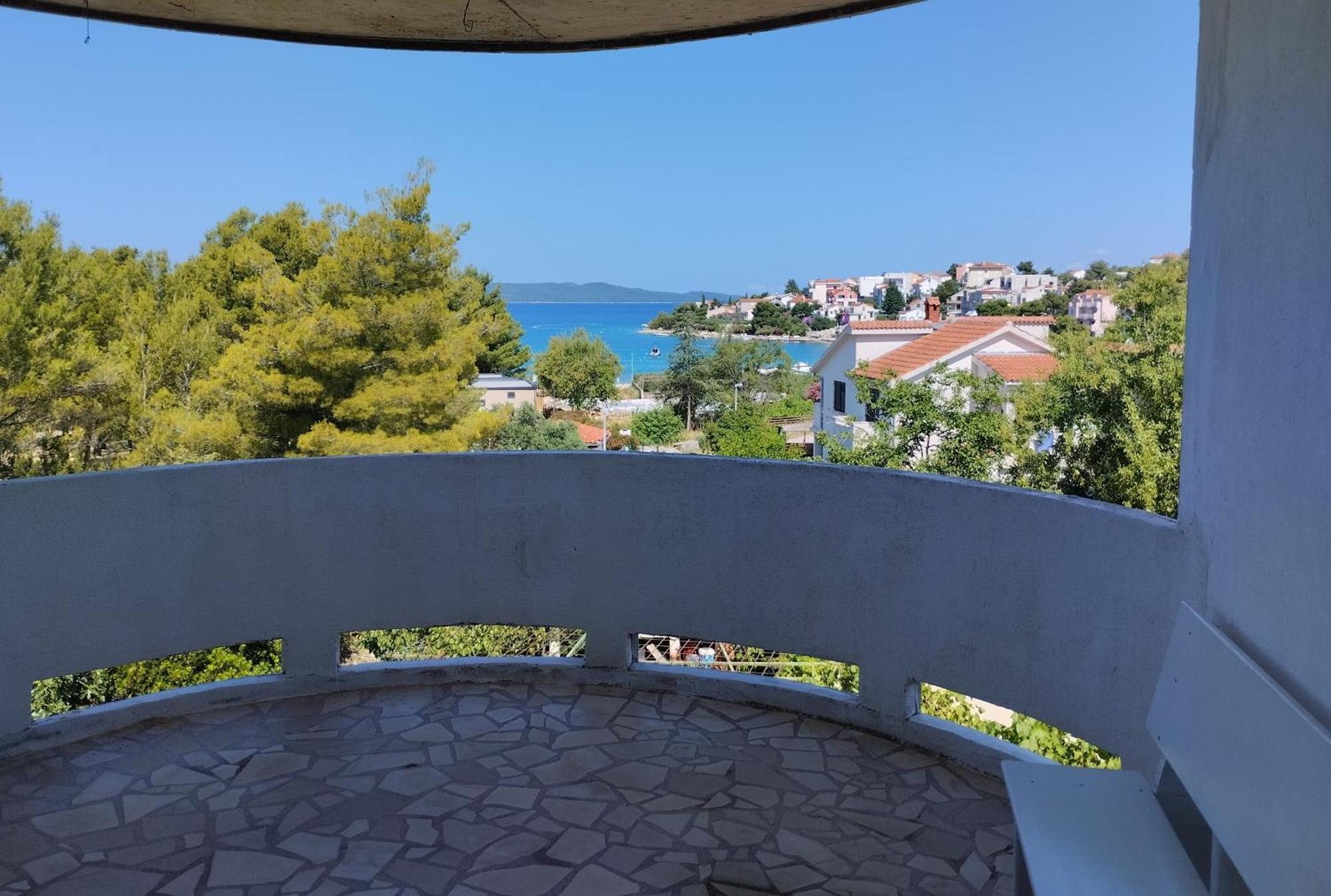 Braco Apartments By The Sea With A Sea View Zaboric Eksteriør bilde